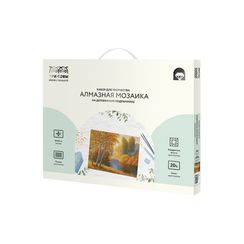 Almaz qaşlarla mozaika \ Алмазная мозаика \ Diamond painting Алмазная мозаика ТРИ СОВЫ "Осень", 40*50см, холст на деревянном подрамнике, картонная коробка с плас