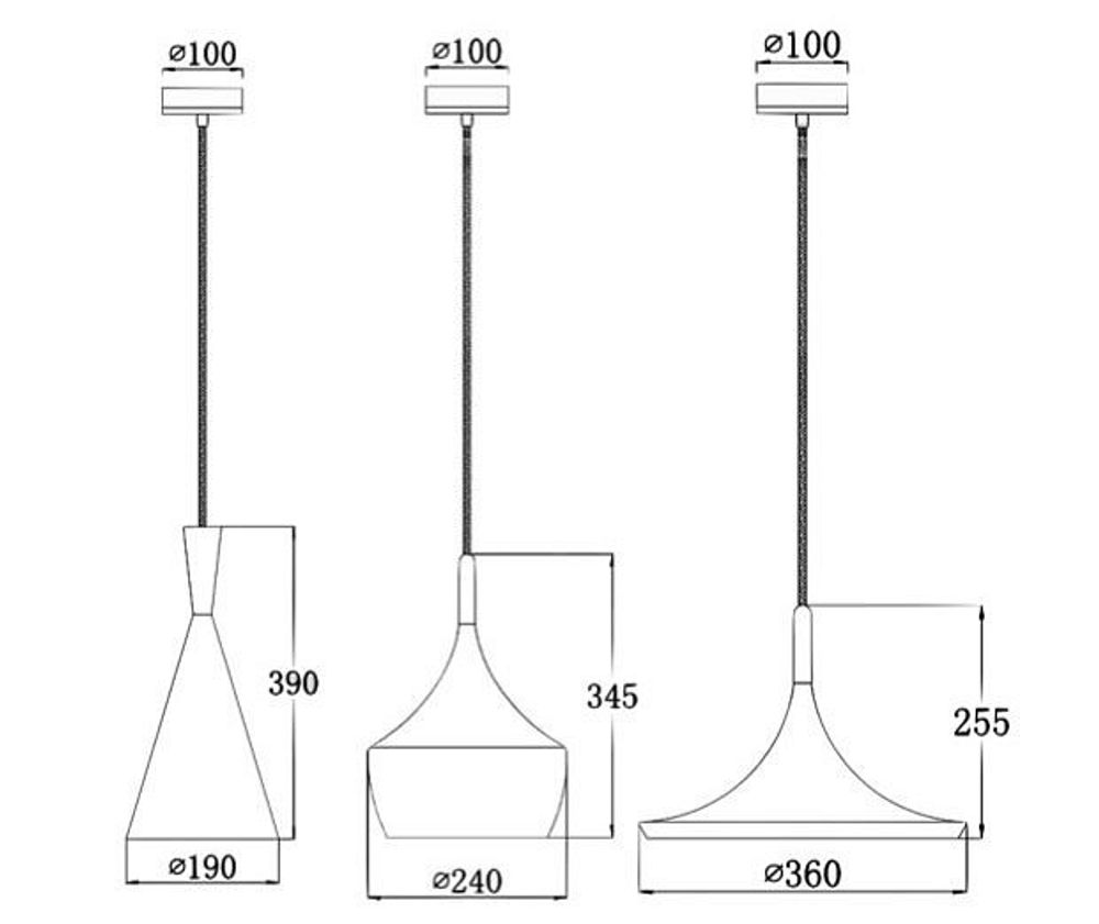 Подвесной светильник Imperiumloft Dairy Light Beat Fat 40.283