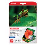 Фотобумага матовая, А4, 140 г/м2, односторонняя, 50 листов, BRAUBERG ORIGINAL, 363983