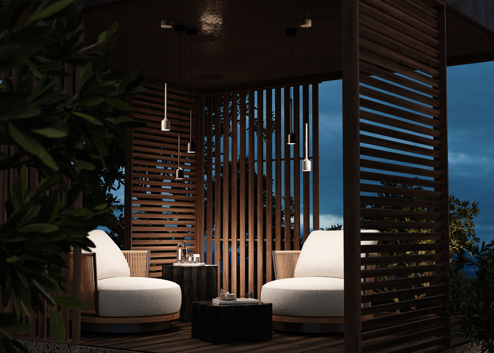 Уличный подвесной светильник Outdoor O491PL-L8W3K