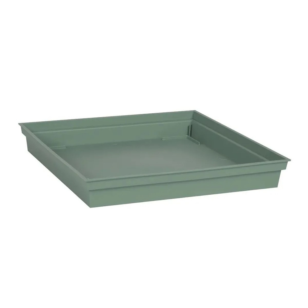 Поддон для цветочного горшка EDA, 26,7х26,7 см, зеленый