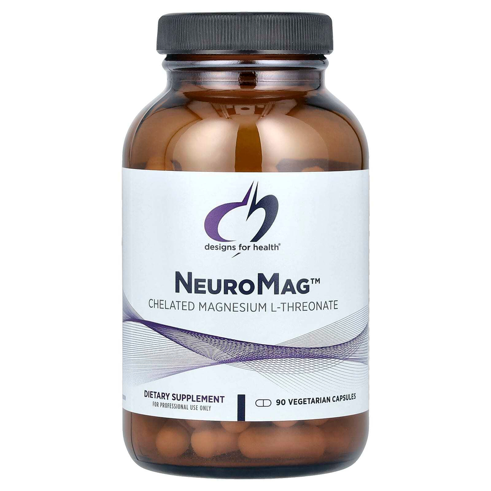 Designs For Health, NeuroMag ™, 90 вегетарианских капсул