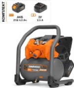 Компрессор аккумуляторный DAEWOO DAC 80S Li SET безмасляный