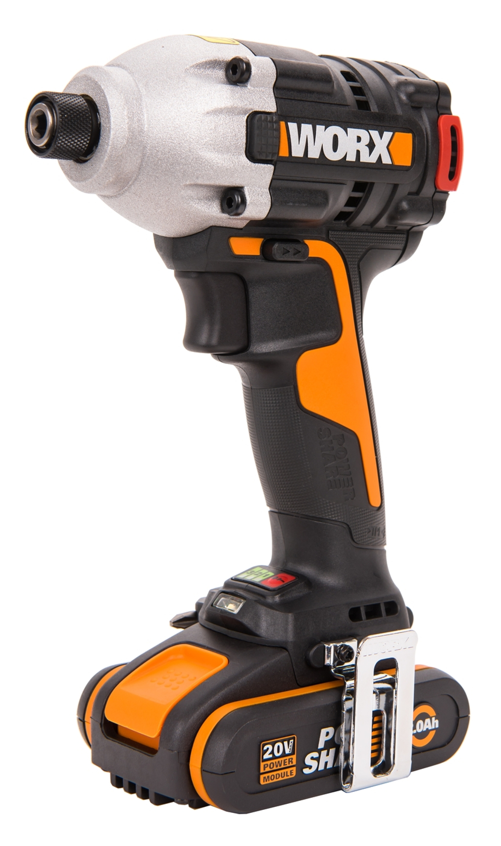 Шуруповерт импульсный ударный бесщеточный аккумуляторный WORX WX261