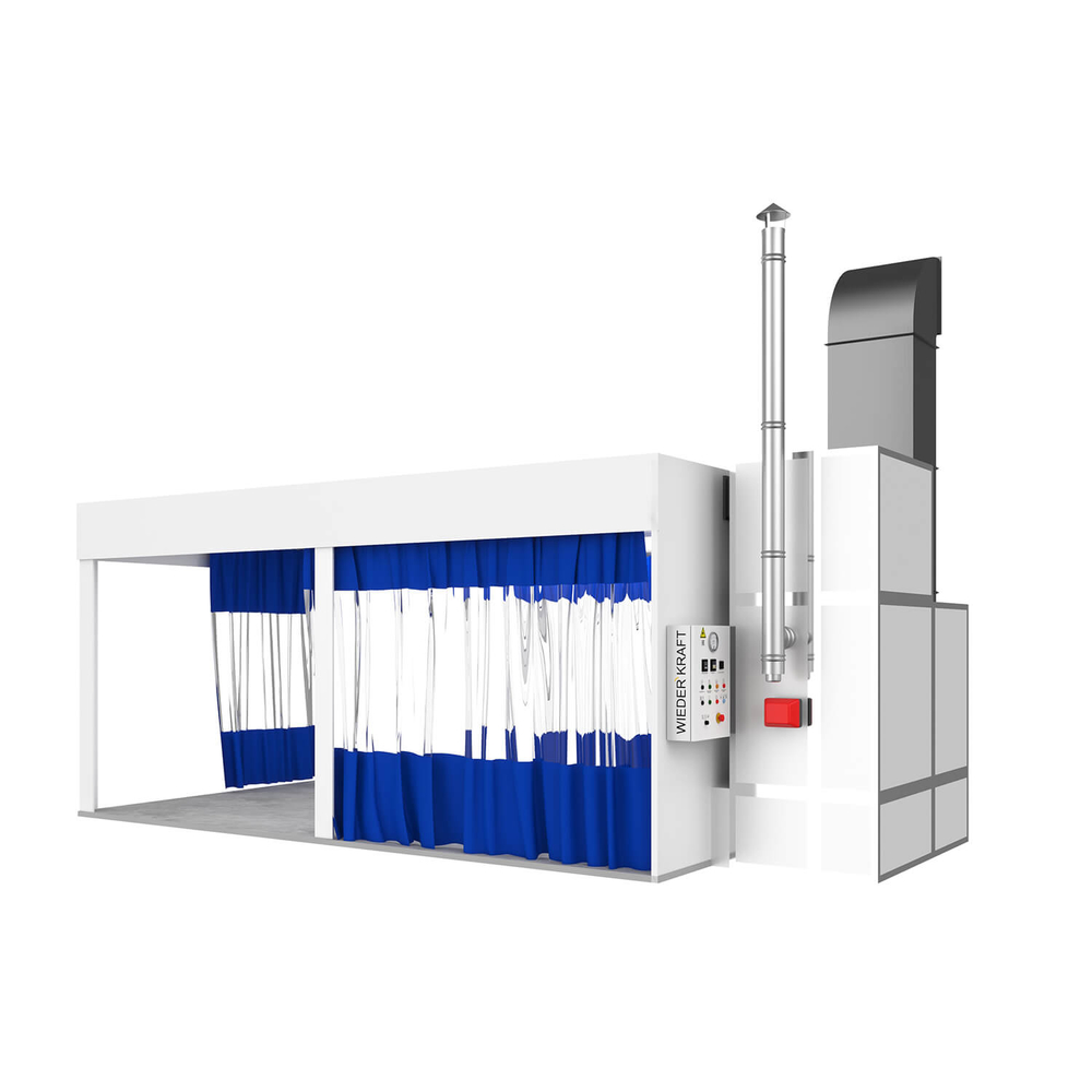 WDK-410M Пост подготовки с диагональным потоком воздуха, с функцией подогрева