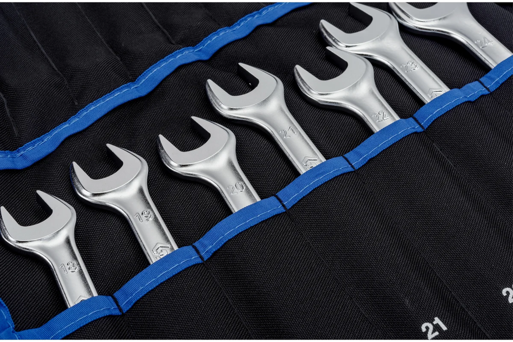 KING TONY (12D26MRN) Набор комбинированных ключей, 6-32 мм, чехол из теторона, 26 предметов