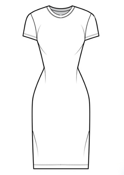 Нижнее платье/белое