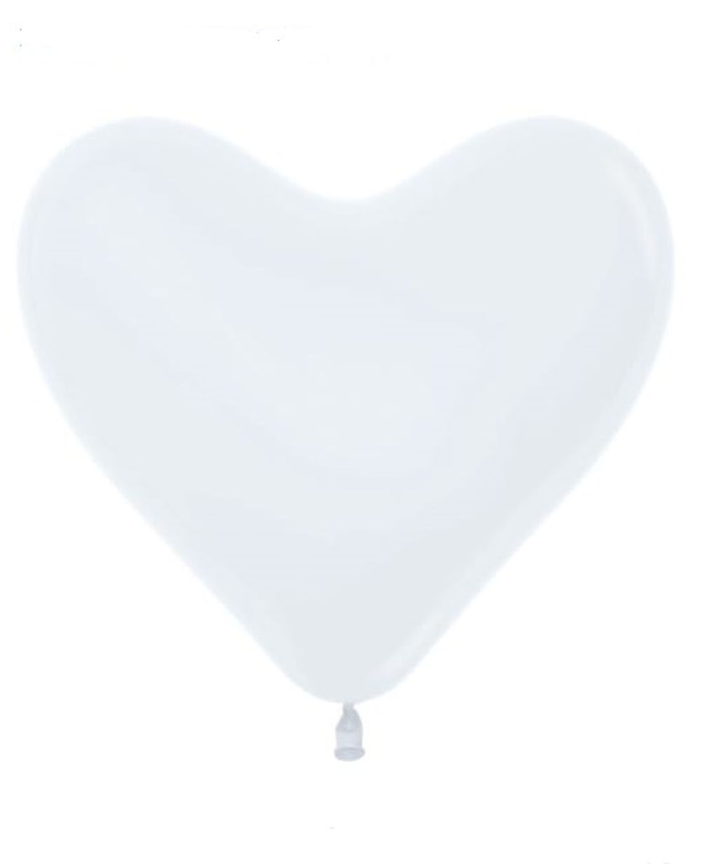 Набор воздушных шаров. Белое сердце.