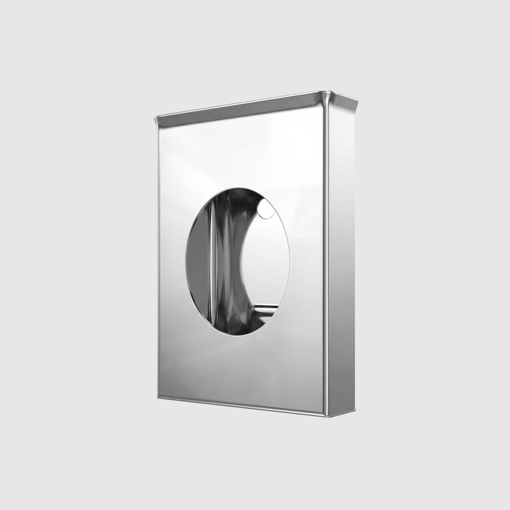 Диспенсер гигиенических пакетов нерж. сталь NOFER 04050.B глянцевый