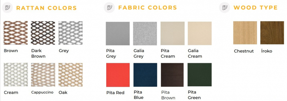 Шезлонг-лежак плетеный Tagliamento Helio