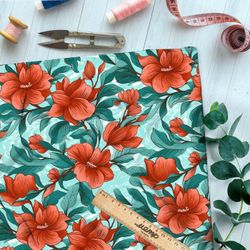 Ткань Барби танцующие цветы