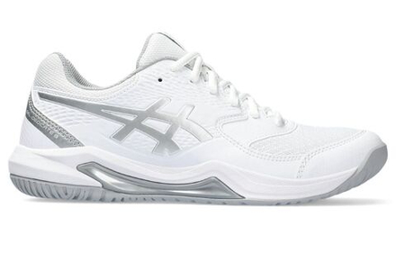Женские теннисные кроссовки Asics Gel-Dedicate 8 - white/pure silver