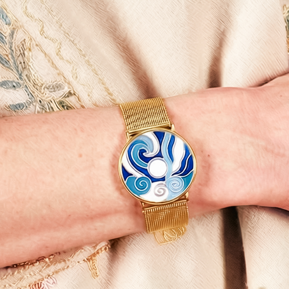 Браслет Fiore Luna на металлическом ремешке CB13784-1 G