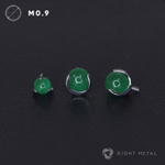 Ball 3-Prongs 3мм/4мм/5мм Green Jade