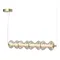 SL6136.223.01 Светильник подвесной ST-Luce золото/коньячный LED 1*22W 3000K SPINE