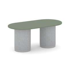 Felto Стол переговорный овальный PR.C.SPRG-006.D Кобо/Металл Серый/Зимний Лес 1800*900*750