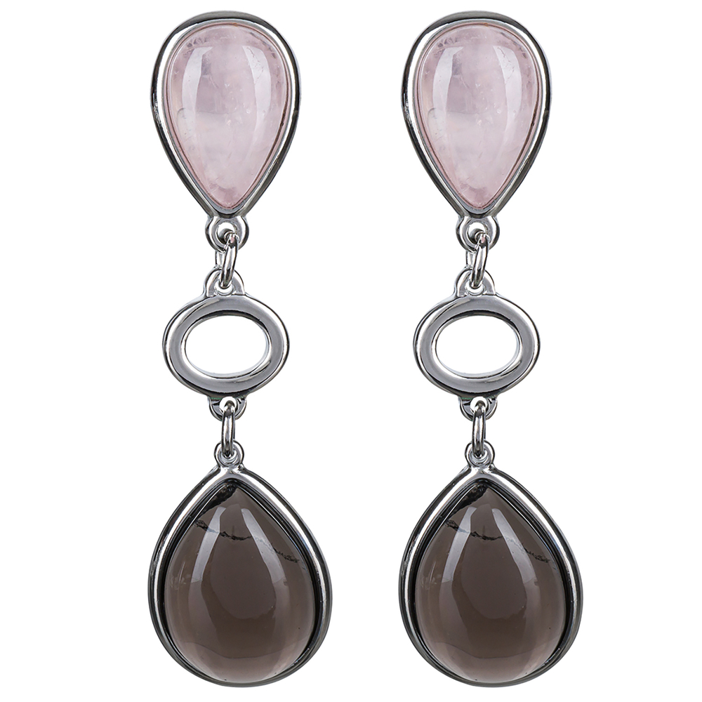 Серьги Possebon Q.Rose, Obs Fume A0585.7.11 S