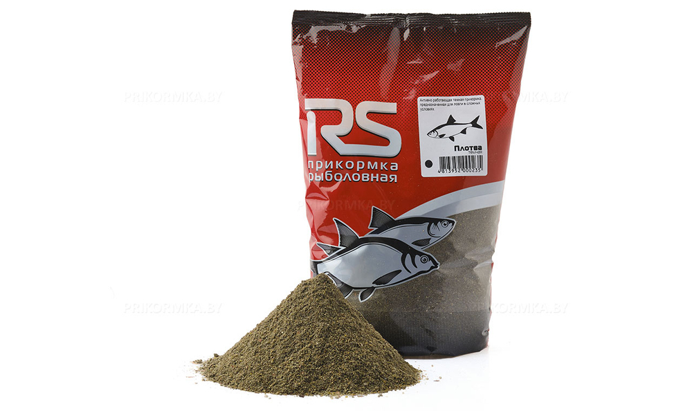 Прикормка RS Плотва темная (чёрная) 1кг