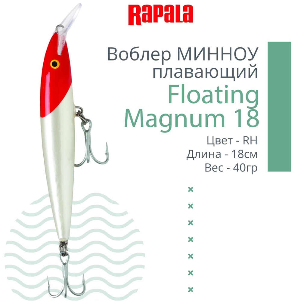 Воблер Floating Magnum 11, 11см, 15гр, цвет SH, плавающий