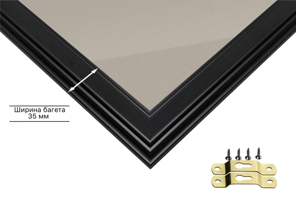 Рамка 55x90 для постера и фотографий RPS1093515-07(9005)