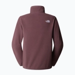 Женская флисовая толстовка The North Face Glacier Fleece 1/4 Zip бордово-коричневая