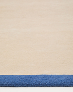 Ковер Nalim бежево-голубой 100% хлопок 90 х 150 см