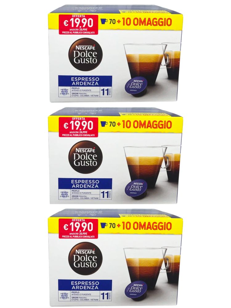 Кофе Nescafe Dolce Gusto Espresso Ardenza 80 шт x 3 уп