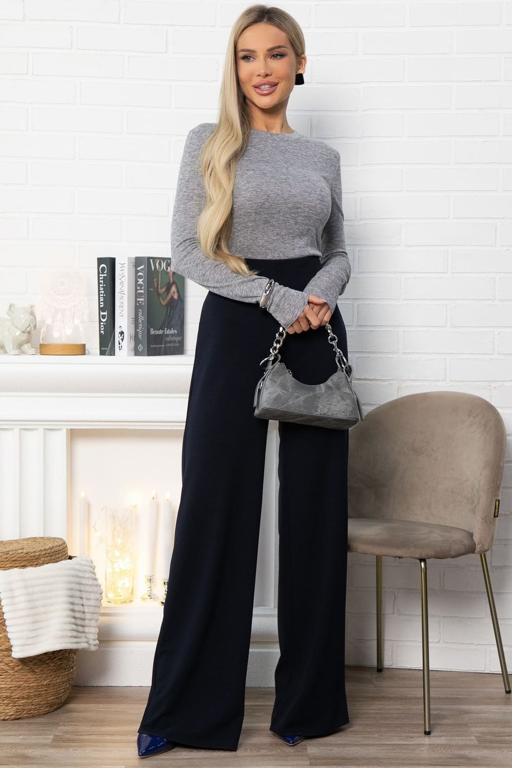 Брюки Азра (темно-синие) Б14886-4М LT Collection