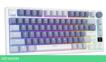 Клавиатура Royal Kludge RKM75 Silver Switch/Ocean Blue