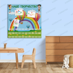 Стенд магнитный Наше творчество с полочками 959