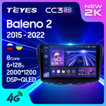Teyes CC3 2K 9"для Suzuki Baleno 2015-2021