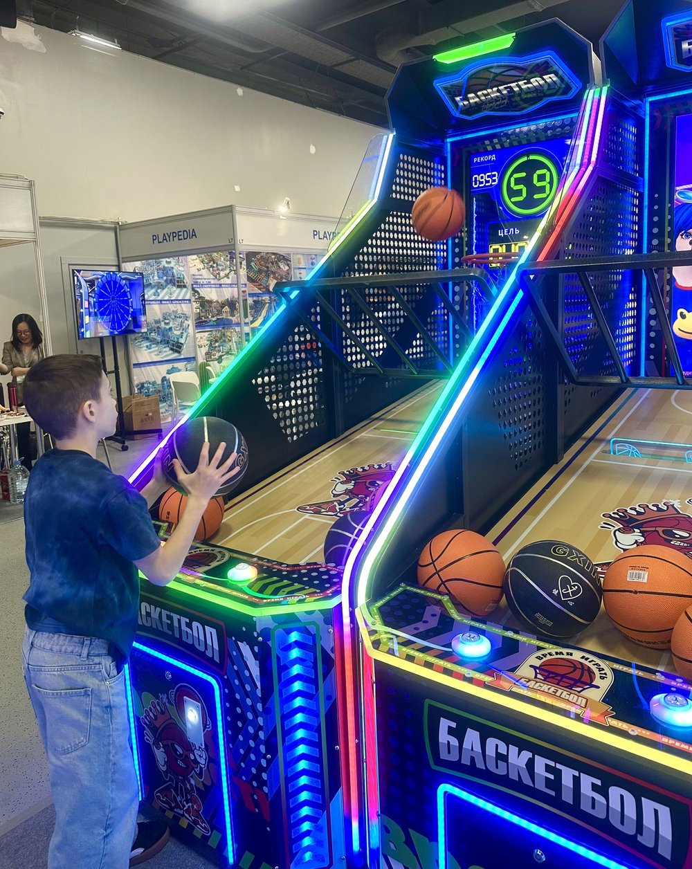 Игровой автомат «Баскетбол взрослый»