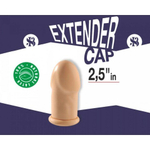Насадка-удлинитель, латексная, 2,5 дюйма, телесного цвета