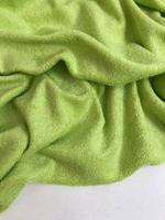 Трикотаж хлопок, салатовый махра, хб/пэ VT