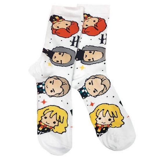 Носки Гарри Поттер "Главные герои Поттерианы", р-р 36-42 (белый)