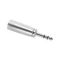 Adam Hall K4AJM3XM3 - адаптер TRS 6.3 mm stereo (M) - XLR (M), серебристый