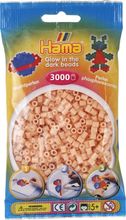 Hama Бусинки для термомозаики MIDI светящиеся в темноте красные, 3000 шт. (201-56)