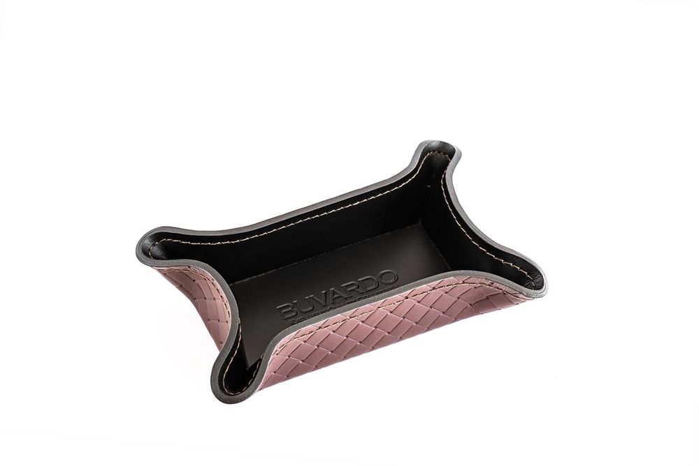 Канцелярский набор из кожи люкс Тренд цвет FG Brown /черный 12 предметов