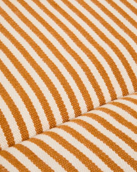 Подушка для шезлонга Dirome в оранжевую полоску, 100% ПЭТ, 50 x 175 см