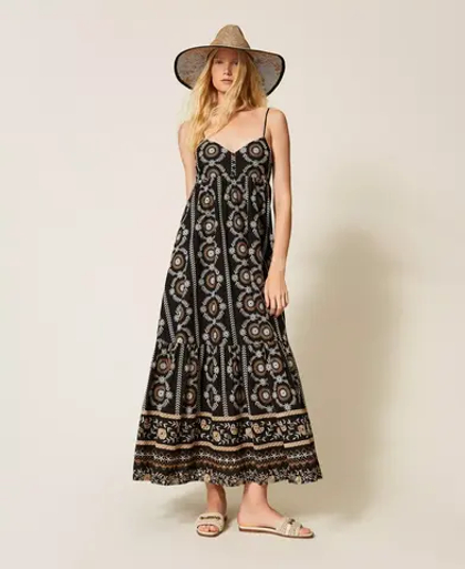 TWINSET Платье с вышивкой