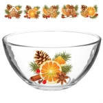 Набор из 2-х салатников 250мл «Со вкусом праздника» 5 видов D1322/02