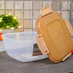 Контейнер для продуктов 1л герметичный квадратный "Sugar&Spice Wood"