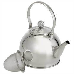 Чайник 1 л из нержавеющей стали с фильтром из нержавеющей стали WEBBER BE-0597