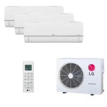 Мультисплит система на 3 комнаты LG PM09SP x 3 / MU3M21