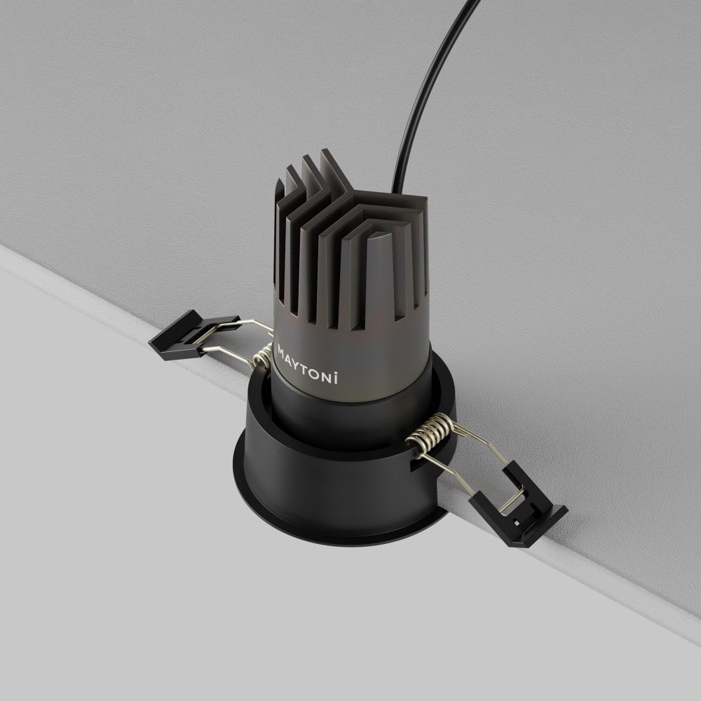 Светильник встраиваемый светодиодный Maytoni   DL116-10W-3K-B