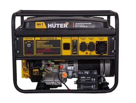 Генератор бензиновый HUTER DY13000 LX электростартер 64/1/79