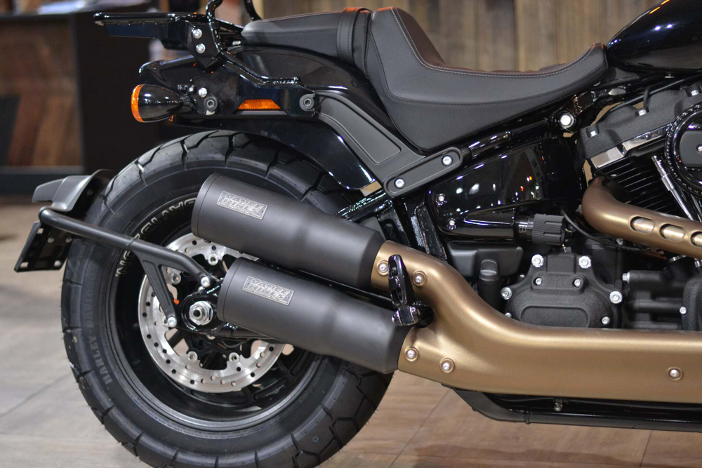 Fat Bob 114 (Fxfbs), Softail, Harley-Davidson 2020 Vivid Black customized