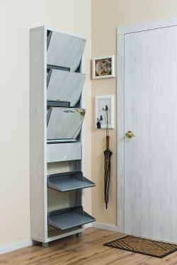 Обувница в прихожую для обуви Айрон Люкс Плюс 5 секций