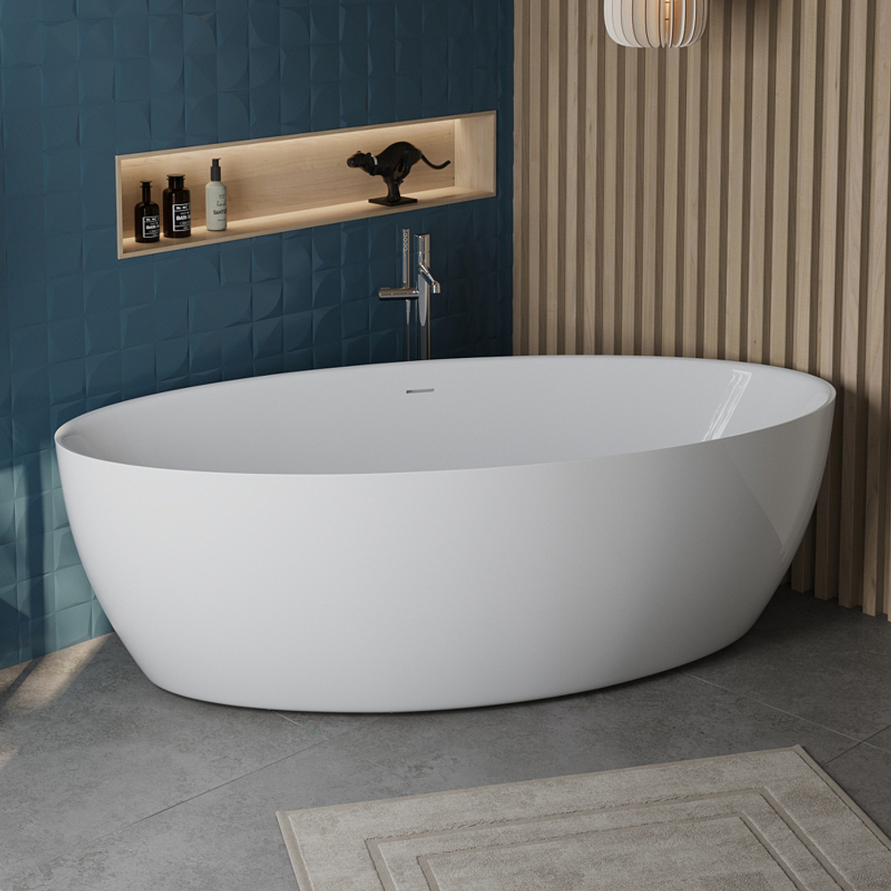 Акриловая ванна BelBagno 186x88 BB707-1860-880 без гидромассажа