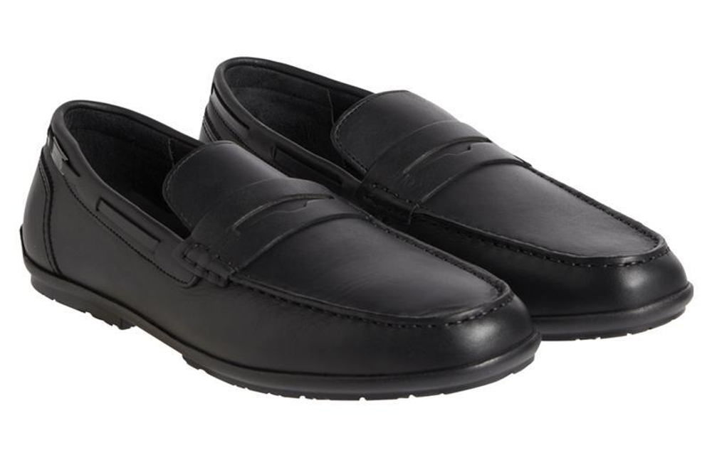 CK/Calvin Klein all-match casual loafers men's black